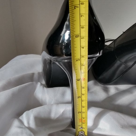 DIBA LONDON WOMEN'S PATENT LEATHER STILLETTO HIGH HEEL SHOES SIZE 9.5 - Picture 3 of 8